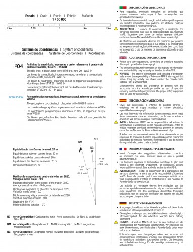 Carte du Parc National de Peneda-Gerês